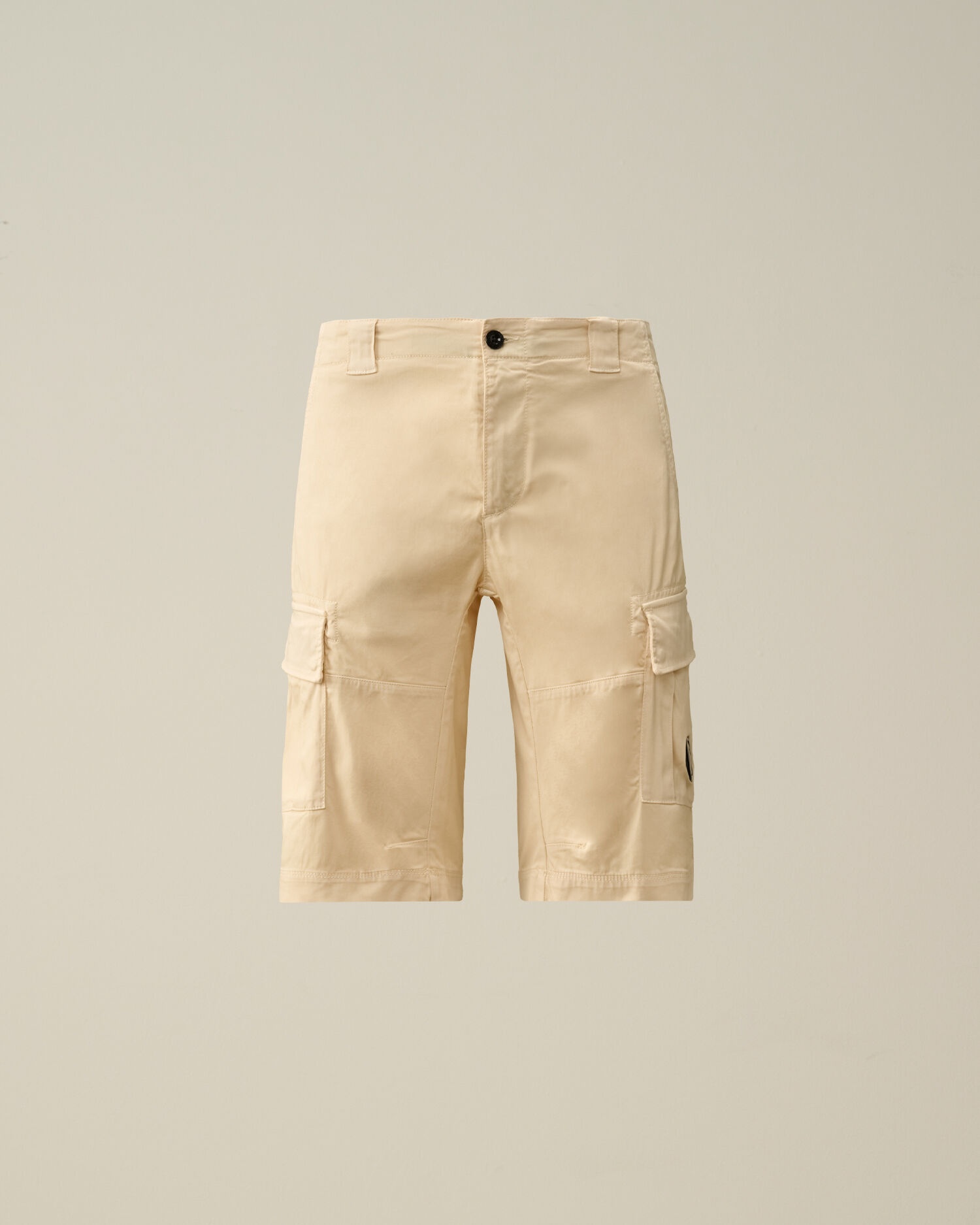 Stretch Sateen Cargo Shorts - 1