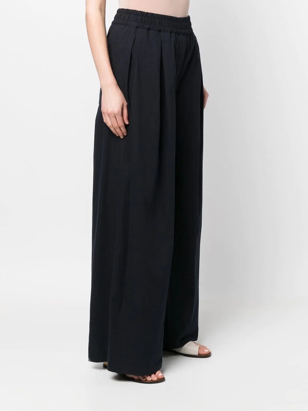 high-waist palazzo pants - 4
