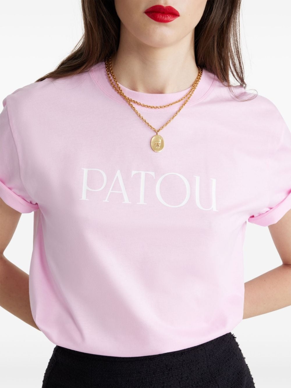 logo-print organic-cotton T-shirt - 5