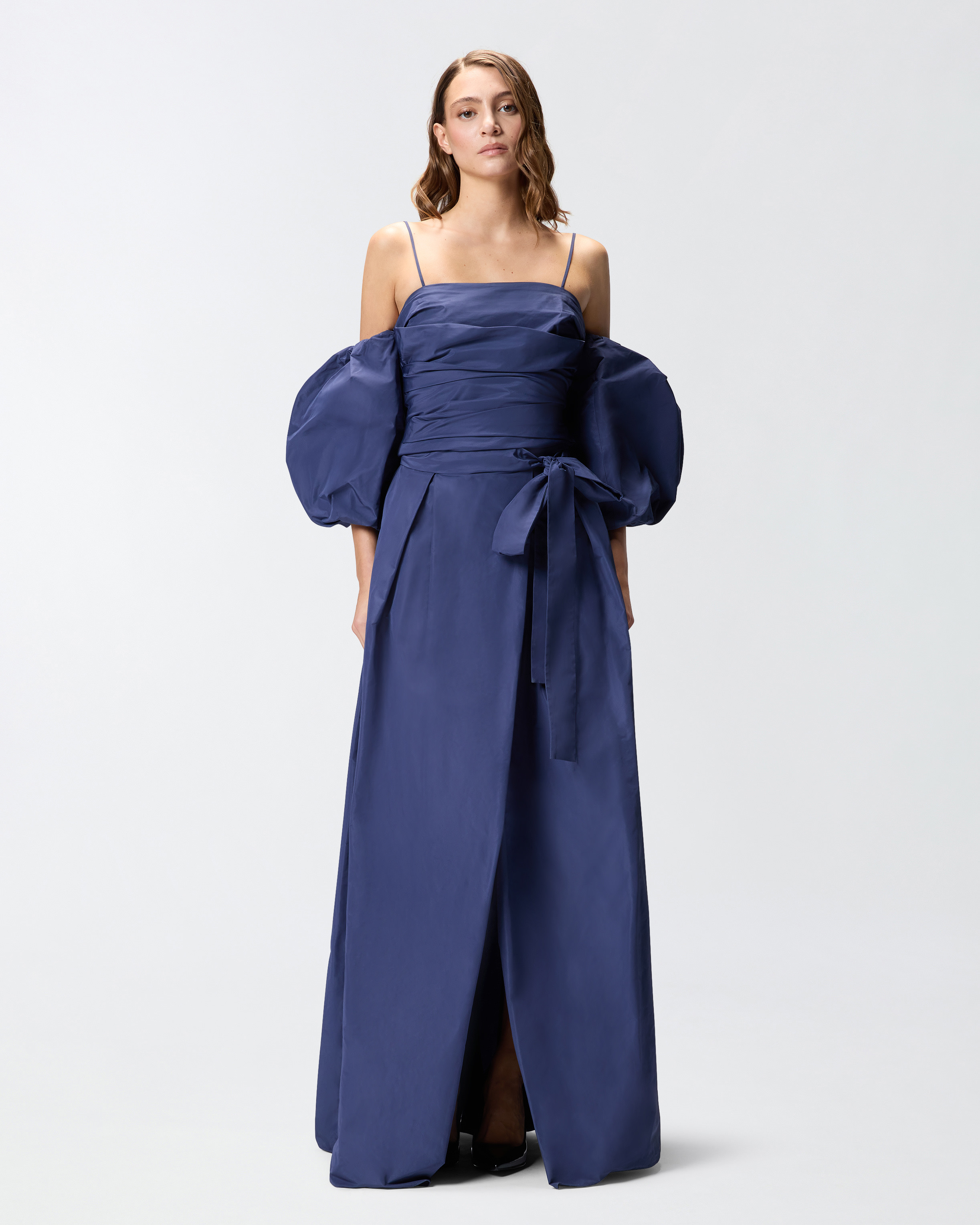 CROP TOP WITH PUFF SLEEVES - 3