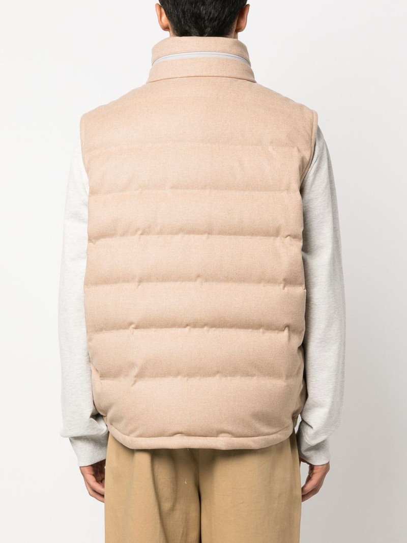 zip-up padded gilet 4