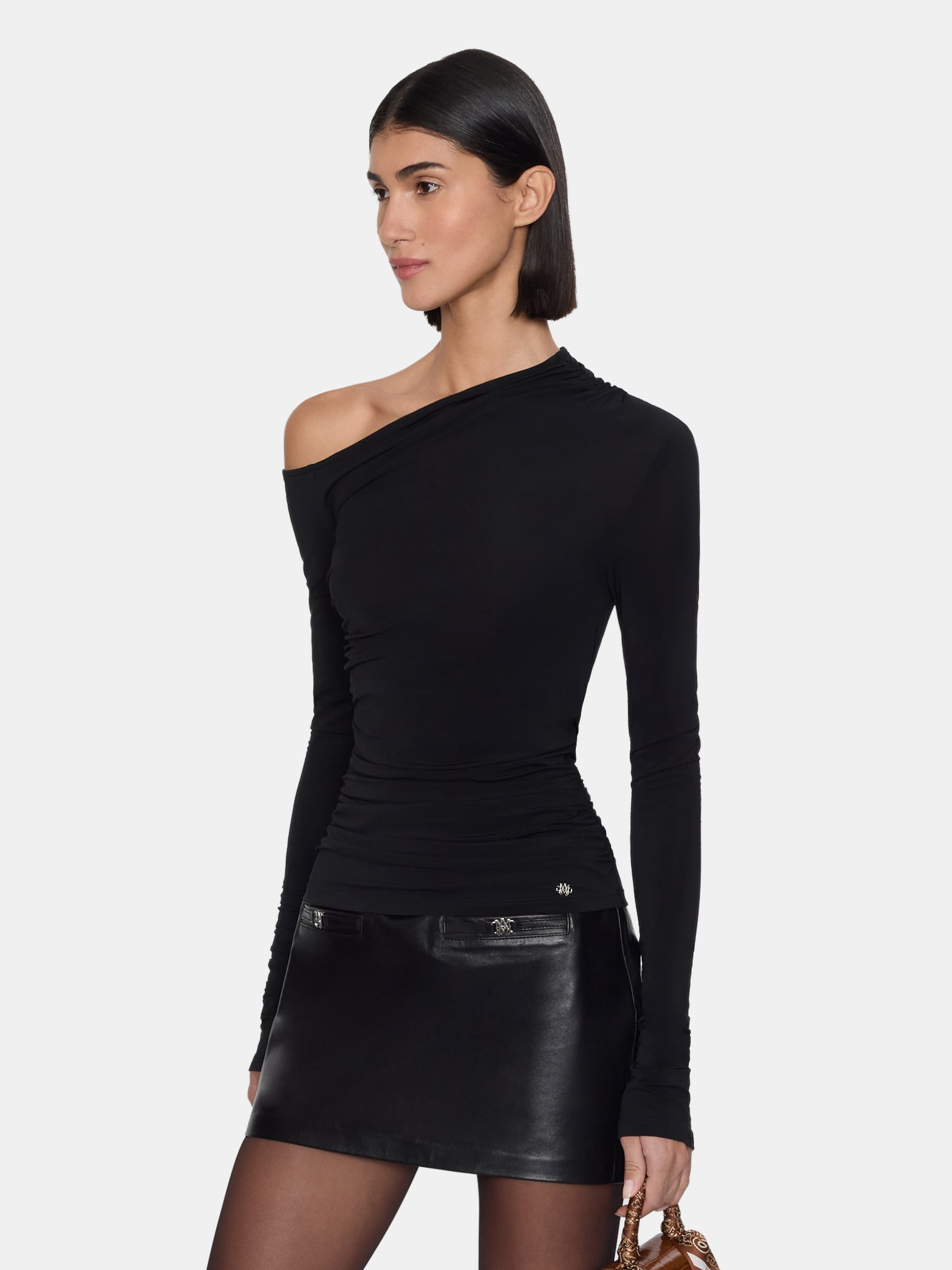WOMEN'S MA OFF THE SHOULDER LONG SLEEVE TOP - 3