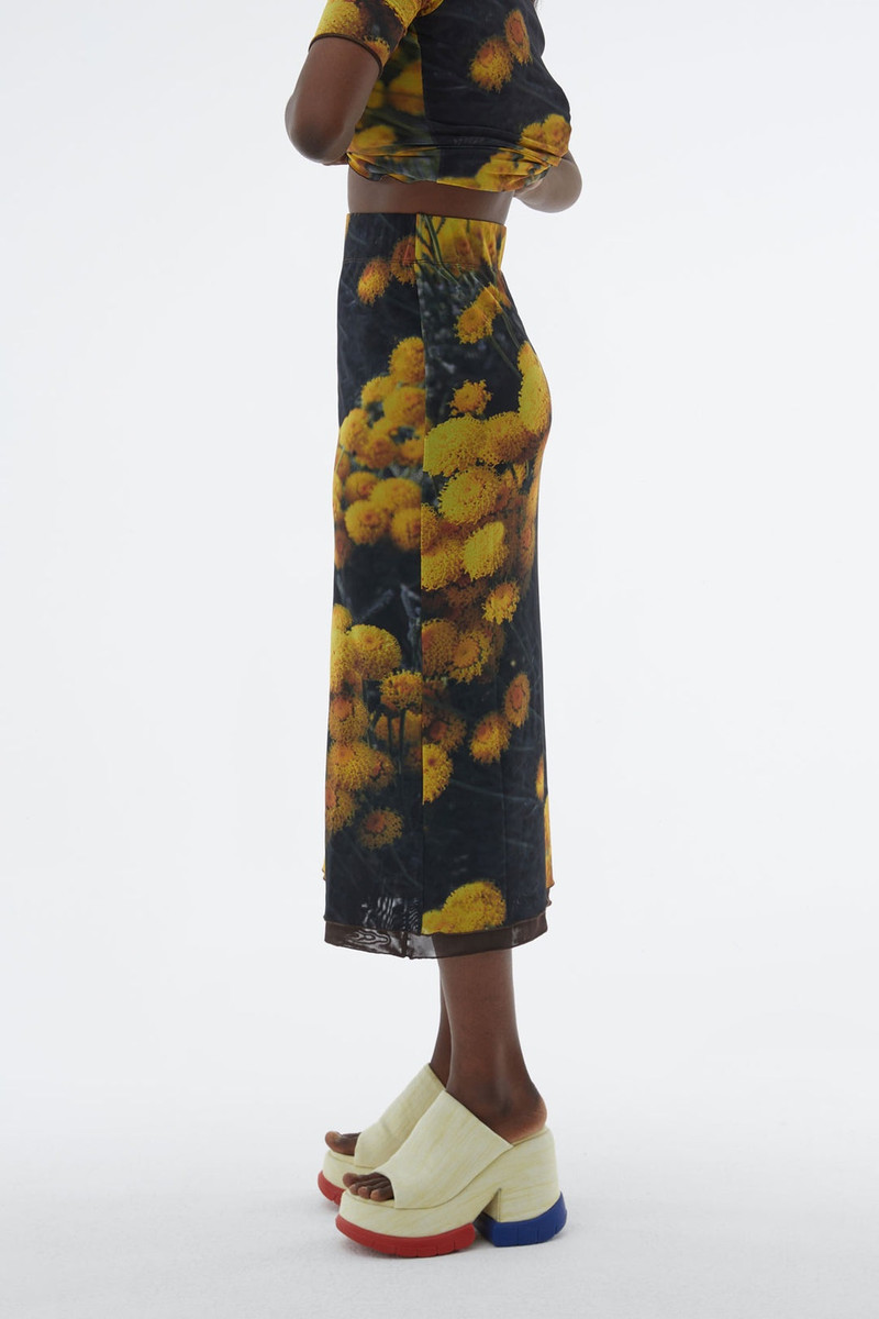 TULLE SKIRT WITH FLOWER PRINT 3