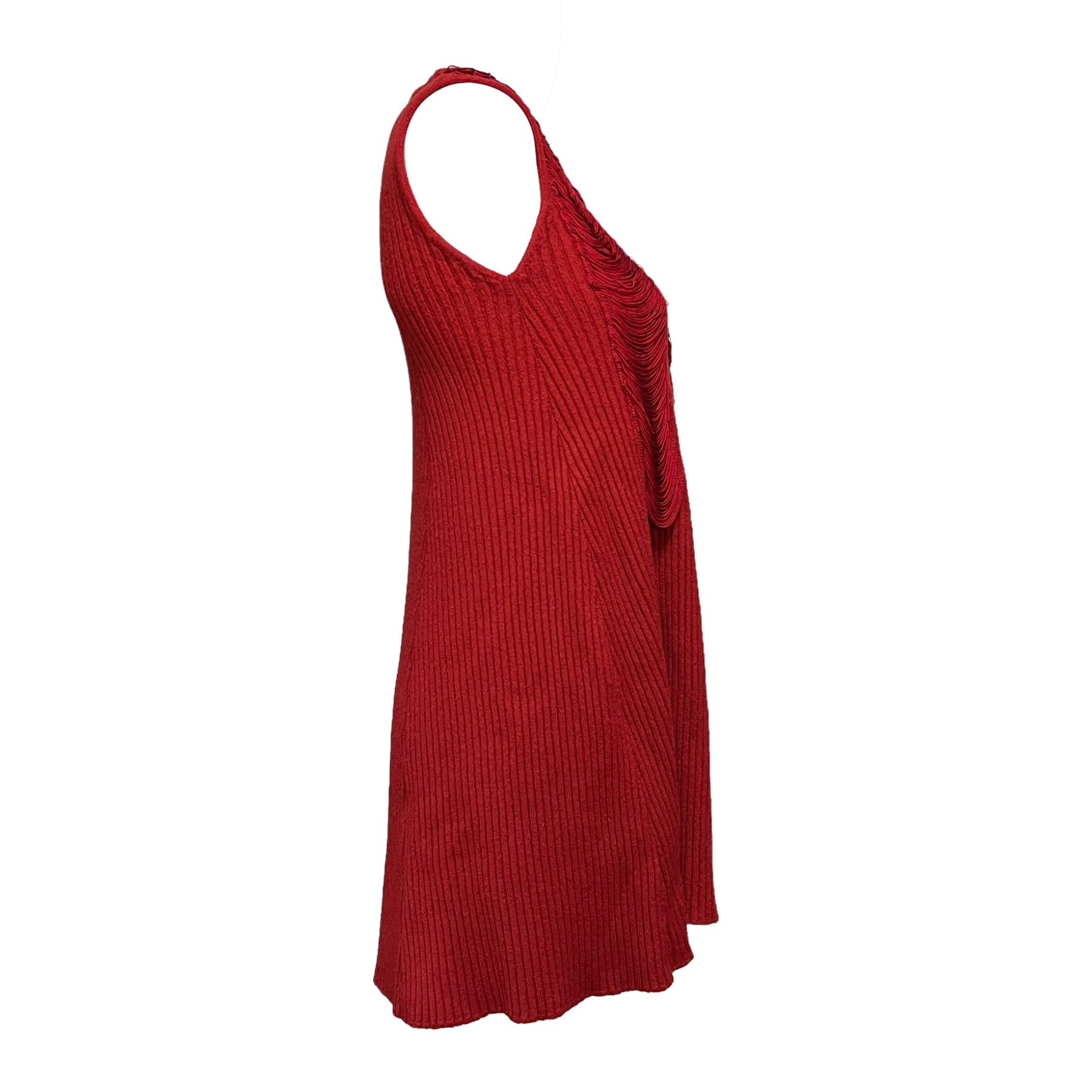 JEAN PAUL GAULTIER Spring Summer 2002 Fringed Sleeveless Knit Top - 3