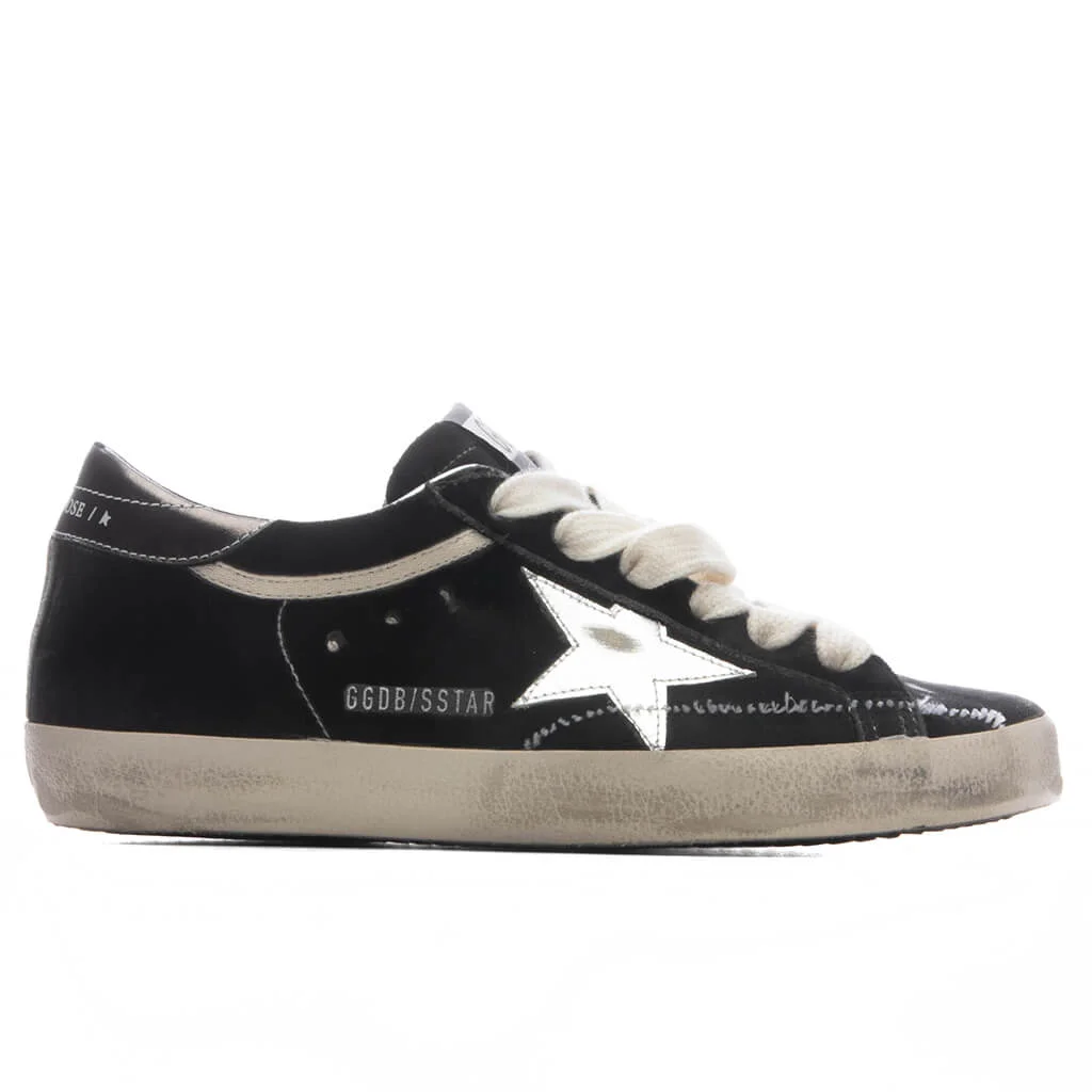 WOMEN'S SUPER STAR VELVET - DARK GREY/SILVER - 1