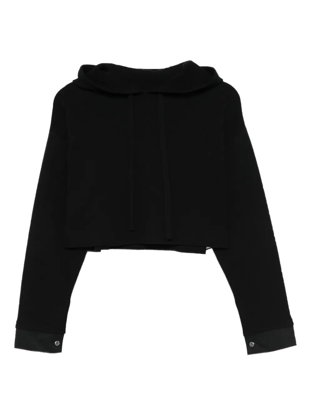 hooded cropped top - 2