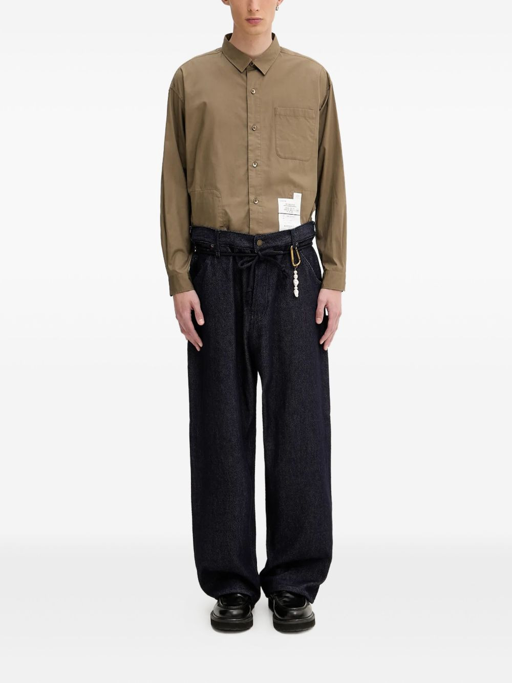 pocket-detail shirt - 2