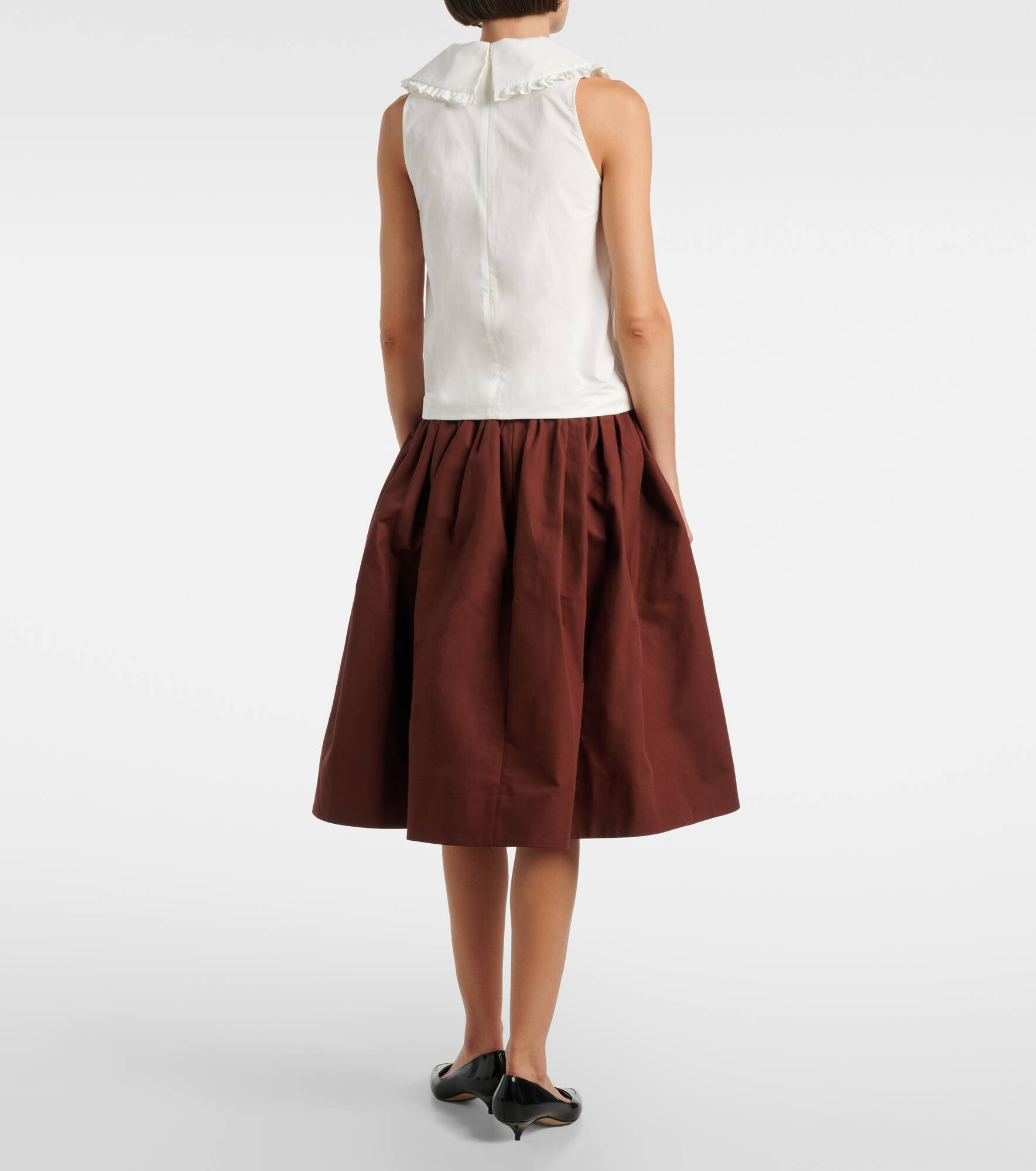 Ruffled cotton top - 3