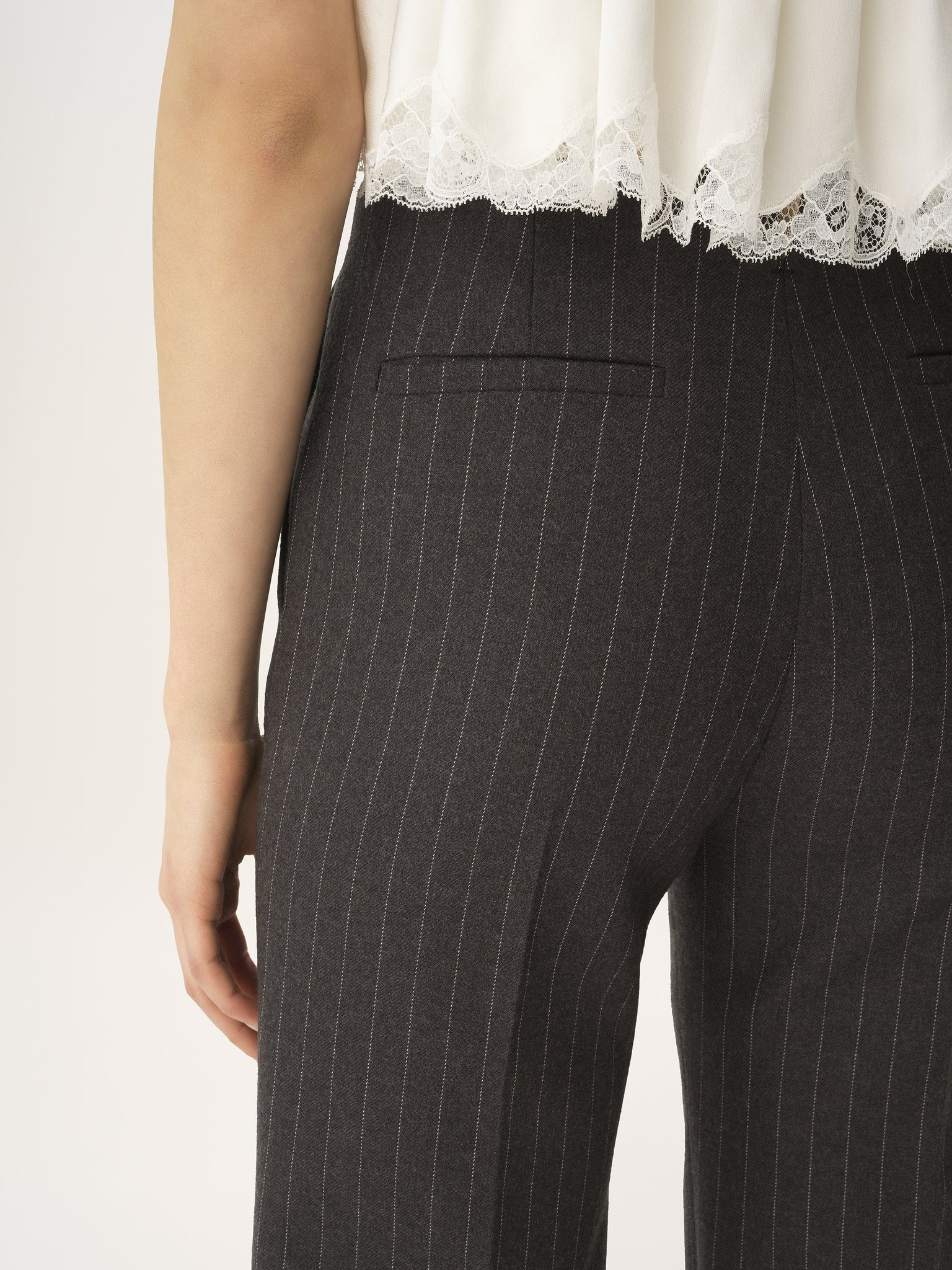 TAILORED BOOTCUT PANTS IN WOOL - 7