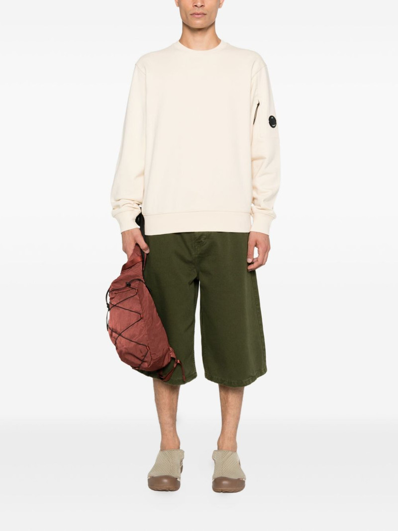 C.P. Company lens-detail crew-neck sweatshirt outlook