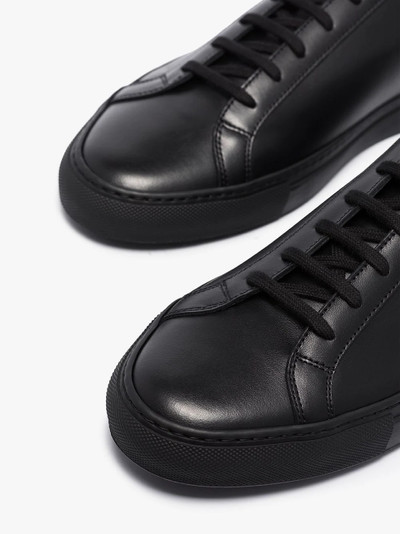 Common Projects black Achilles leather low-top sneakers outlook