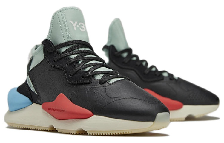 adidas Y-3 Kaiwa 'Black Blush Green' GX1052 - 3
