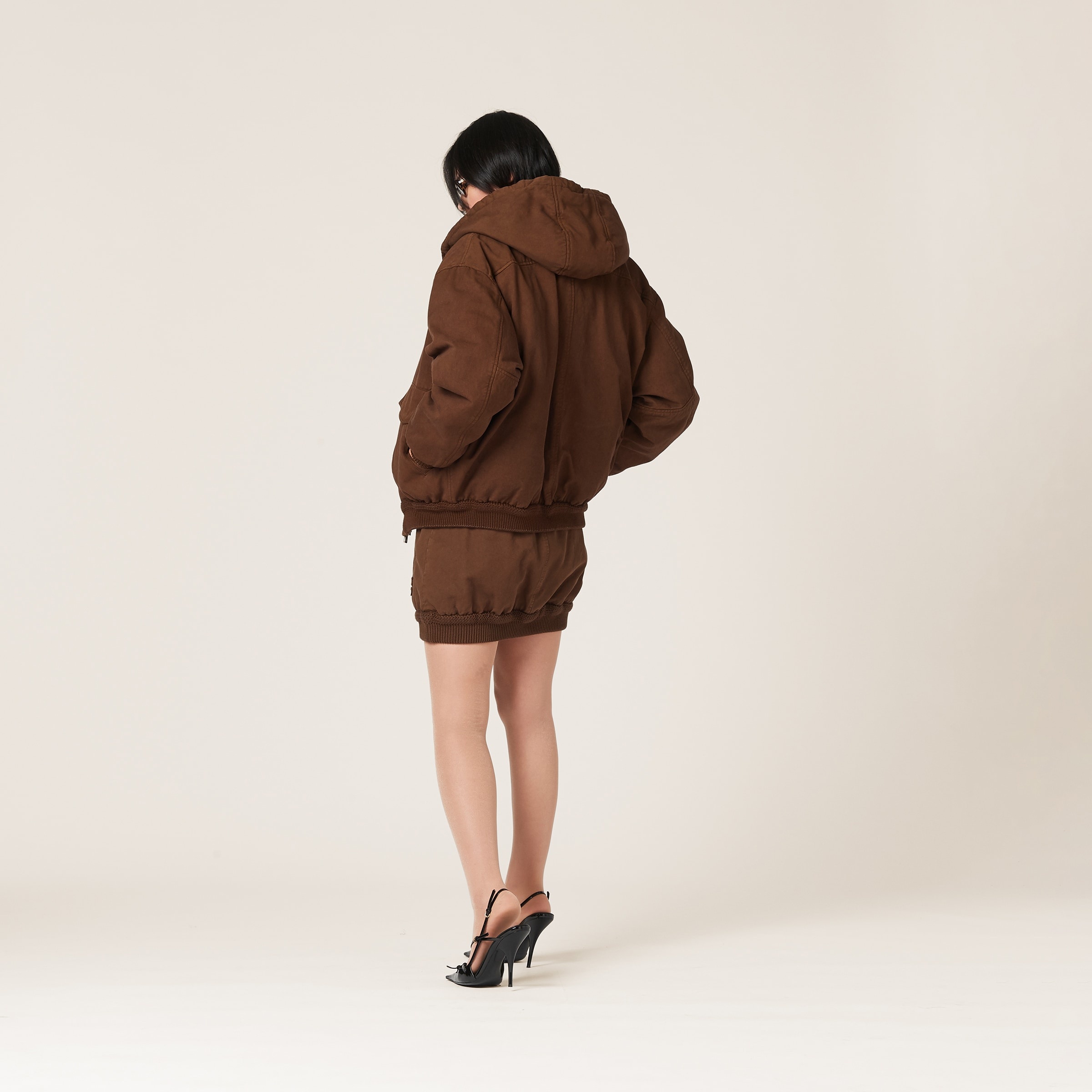 Miu Miu Gabardine down jacket | REVERSIBLE