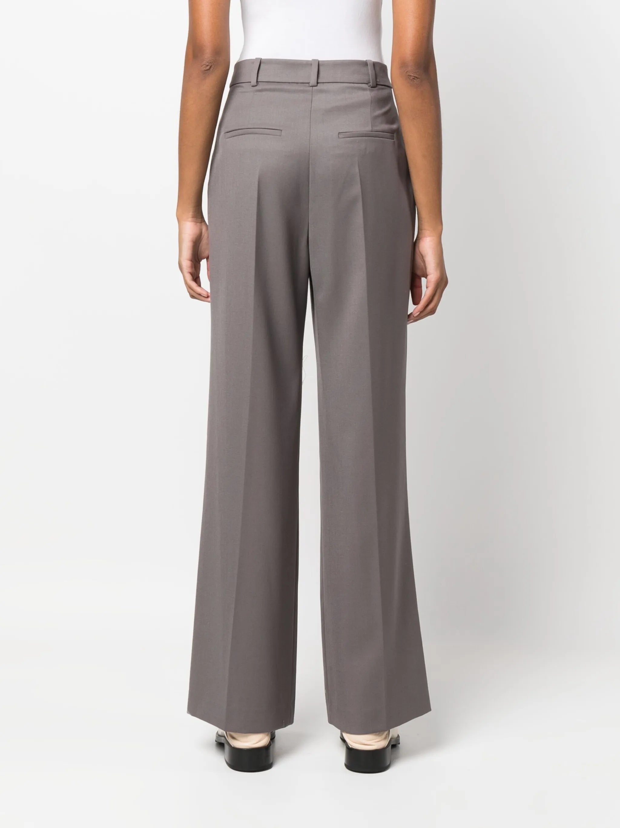 Pleated High-waist Trousers - 4
