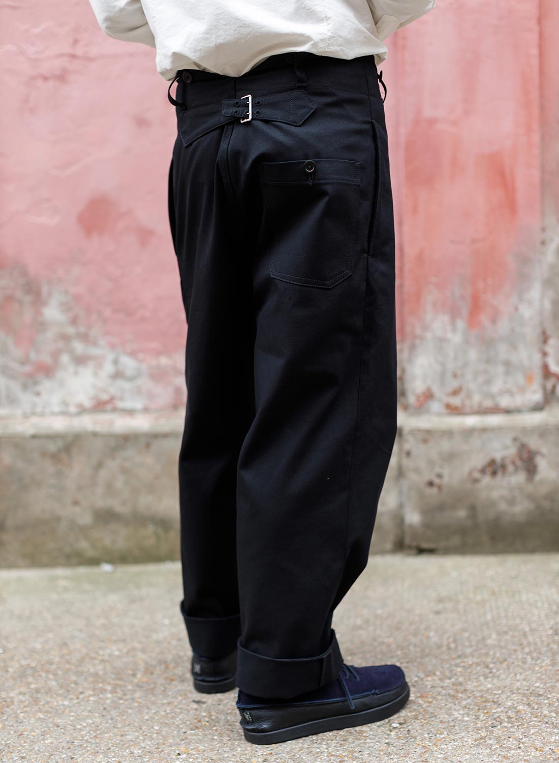 Farm Pant Cavalry Twill in Black - 4