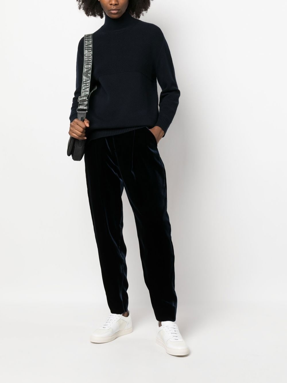 high-neck cashmere jumper - 2