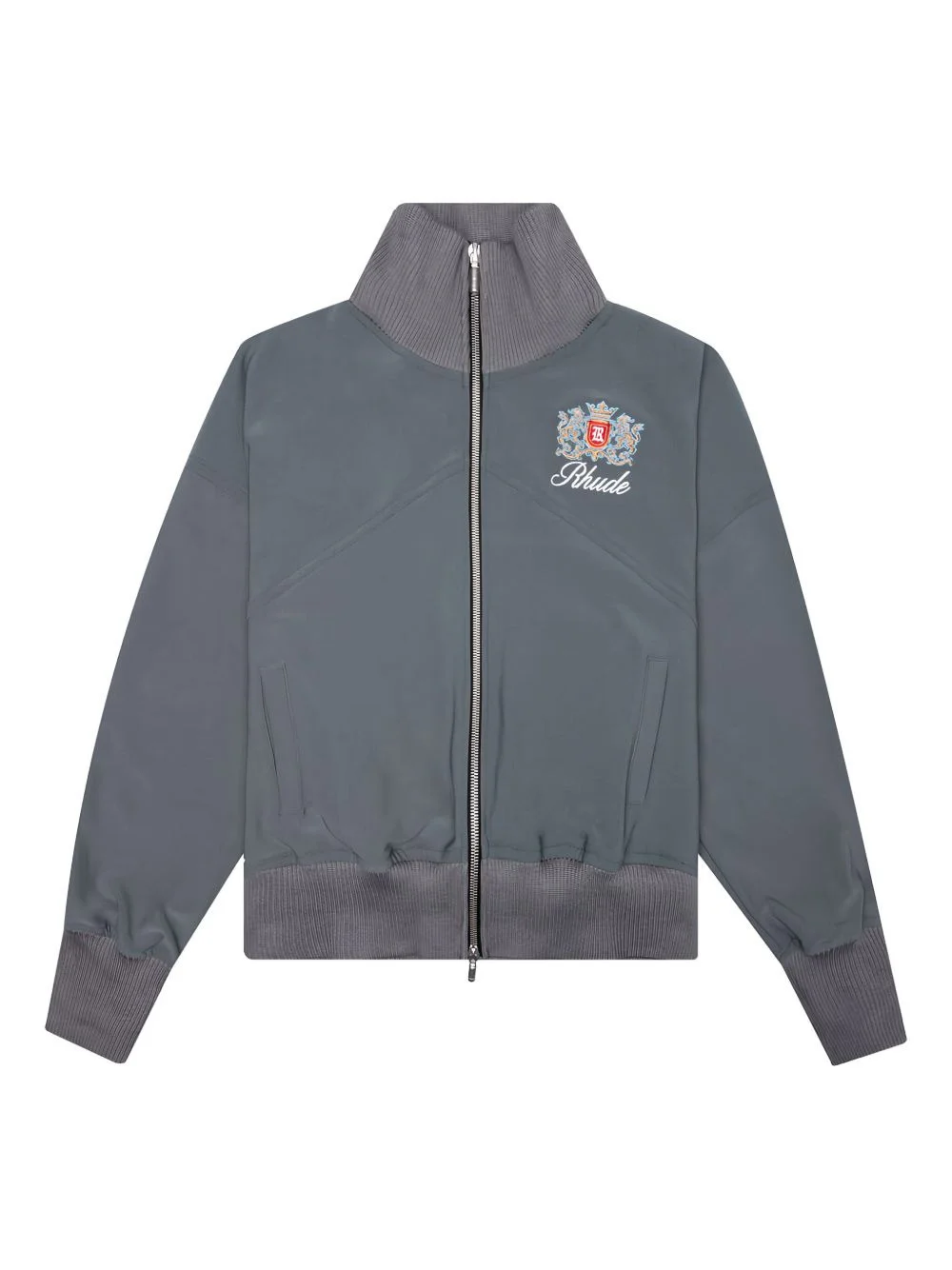 Brentwood logo-embroidered bomber jacket - 1