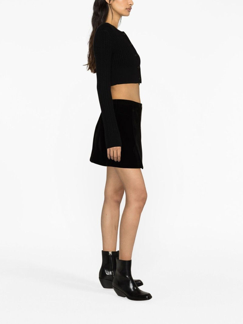 half-zip A-line skirt 3