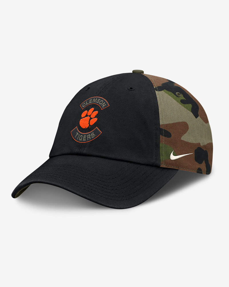 Clemson 2025 Military Appreciation Club Men's Nike College Adjustable Hat 1