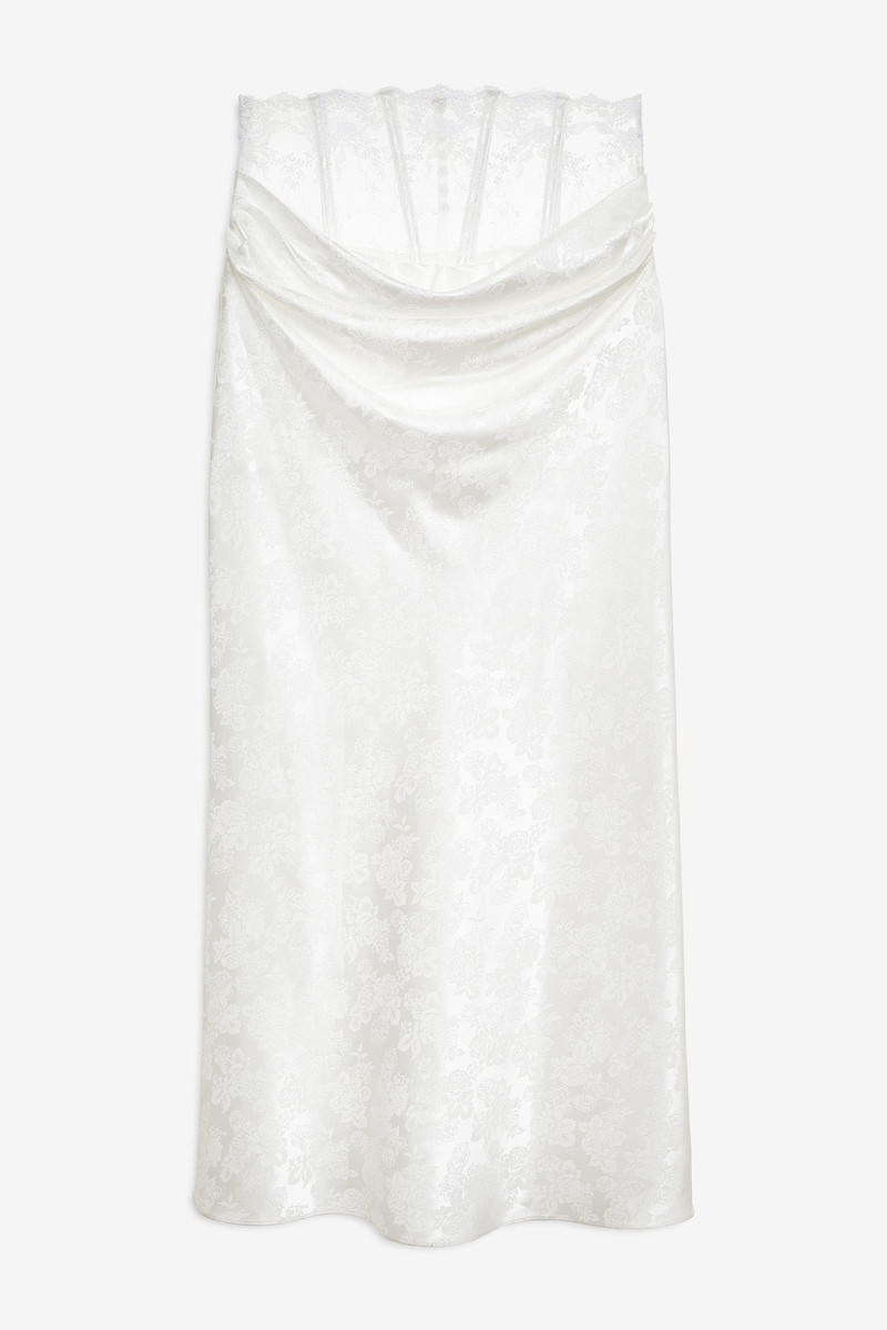 For Love & Lemons Rita Rose Maxi Skirt outlook