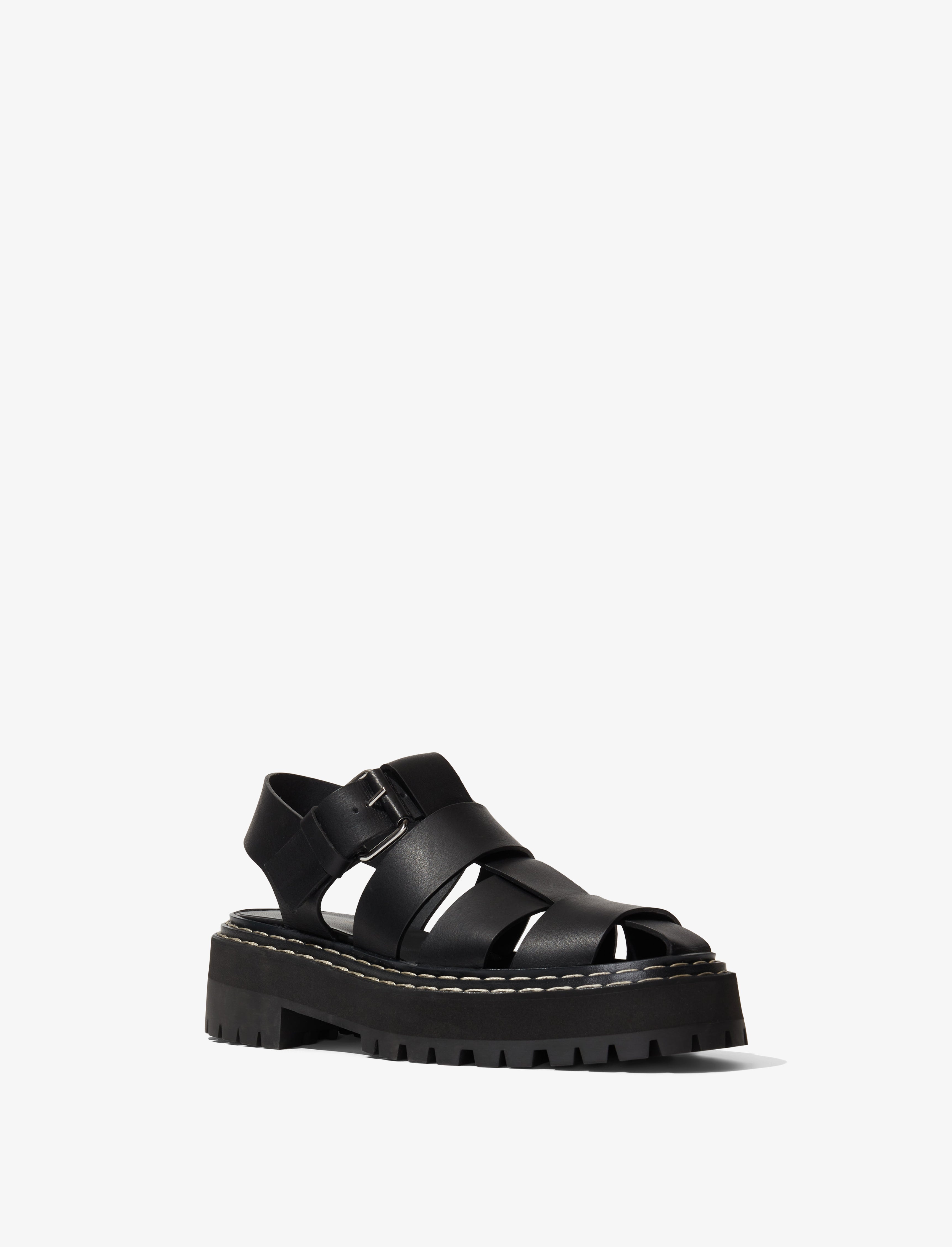 Lug Sole Platform Fisherman Sandals - 2