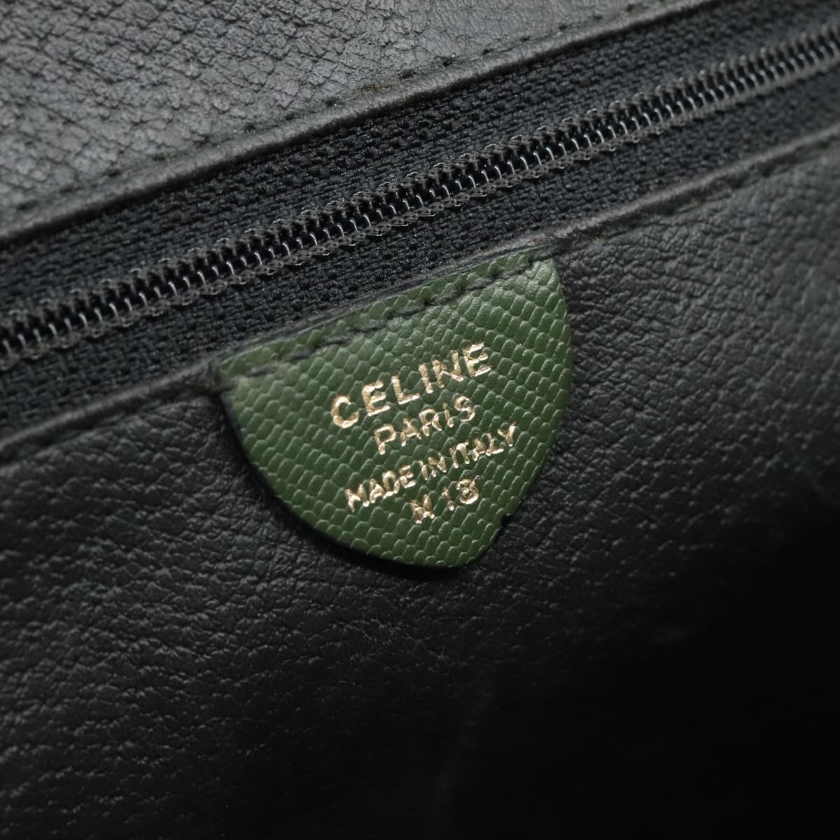 CELINE Hand Bag Leather Khaki - 15