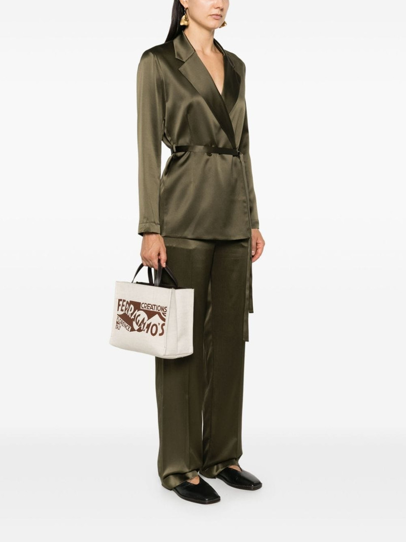 FERRAGAMO logo tote bag outlook