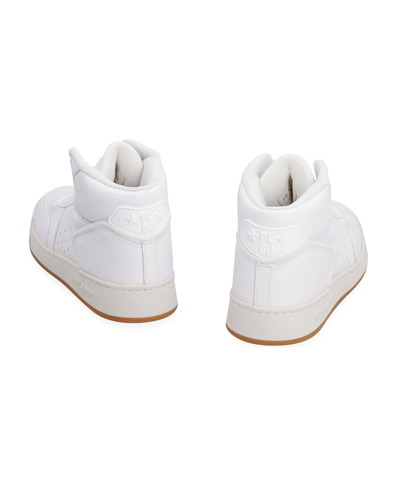 Sl/80 Leather High-top Sneakers - 4