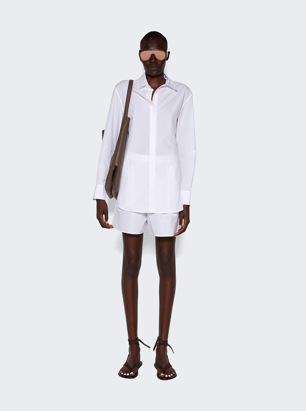 Derica Cotton and Cashmere Shirt White - 2