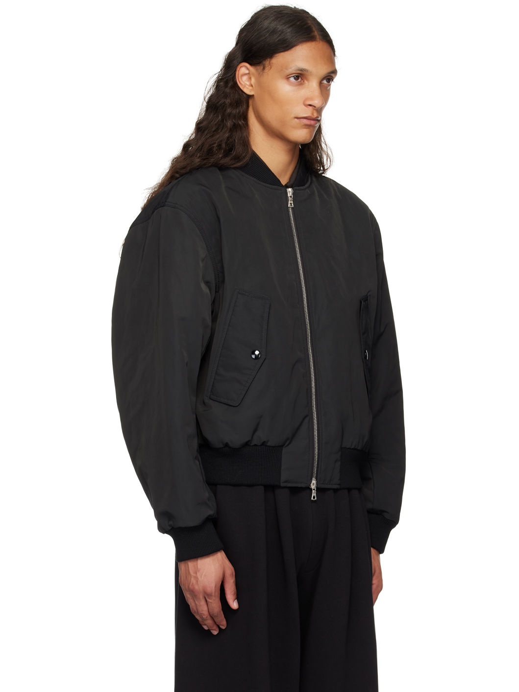よ*ば様 Dries Van Noten Zip Bomber Jacket S Dries Van Noten Zipped bomber jacket Dries Van Noten