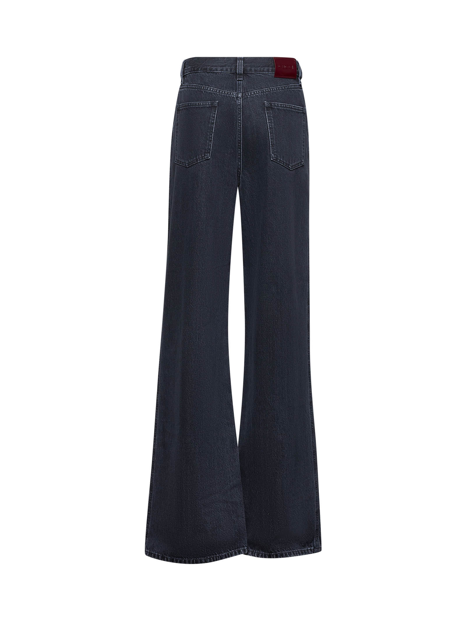 Gucci Women Black Denim Wide Leg Jeans - 2