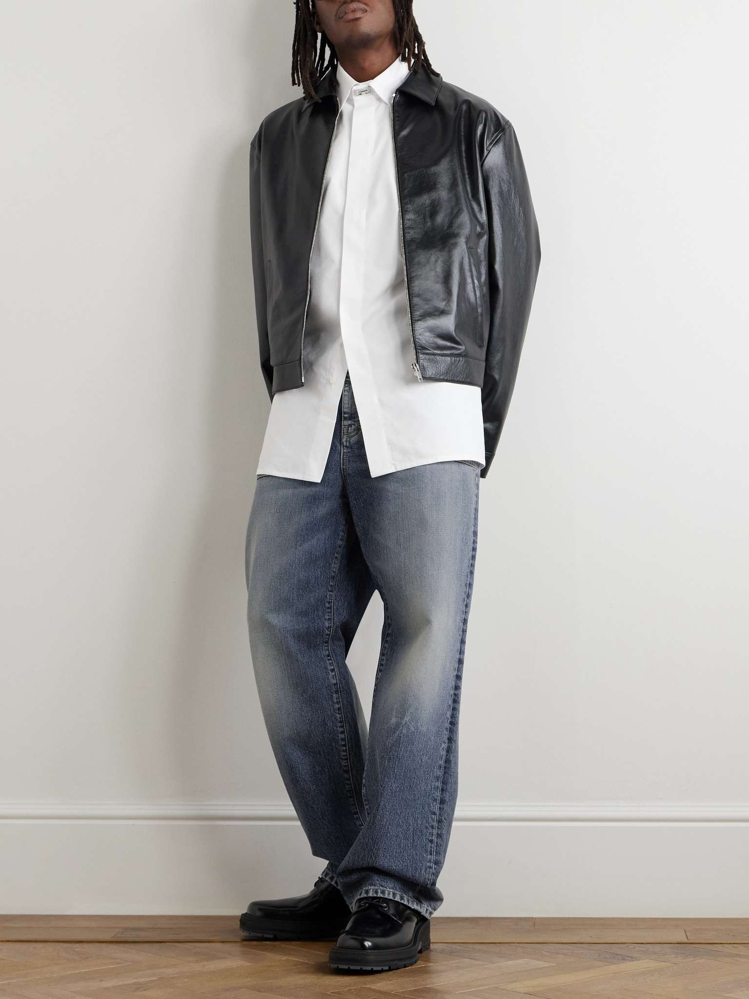 Straight-Leg Logo-Embroidered Jeans - 2