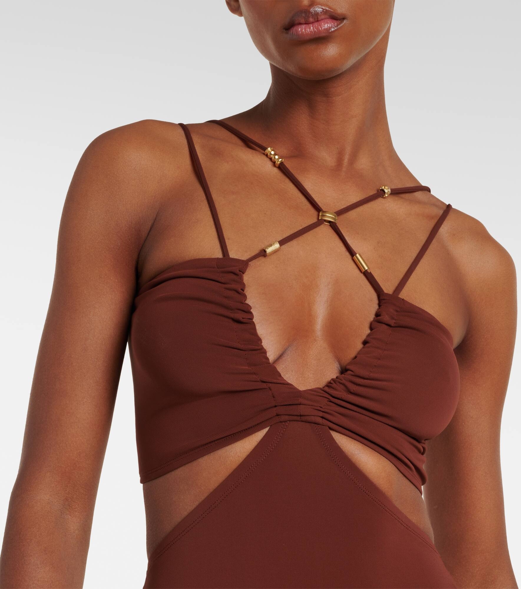 Saba cutout jersey maxi dress - 4