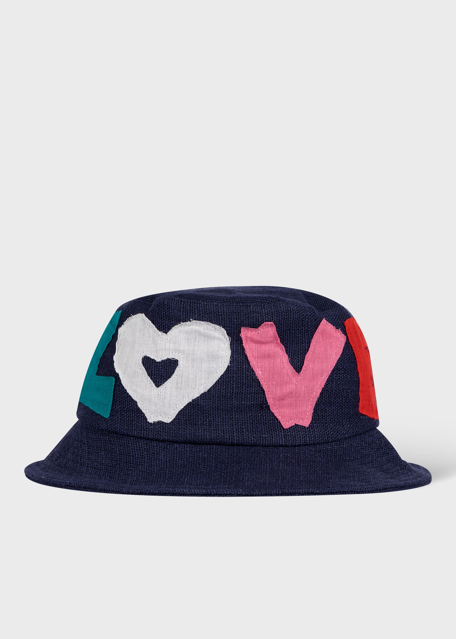 'Love' Applique Bucket Hat - 1