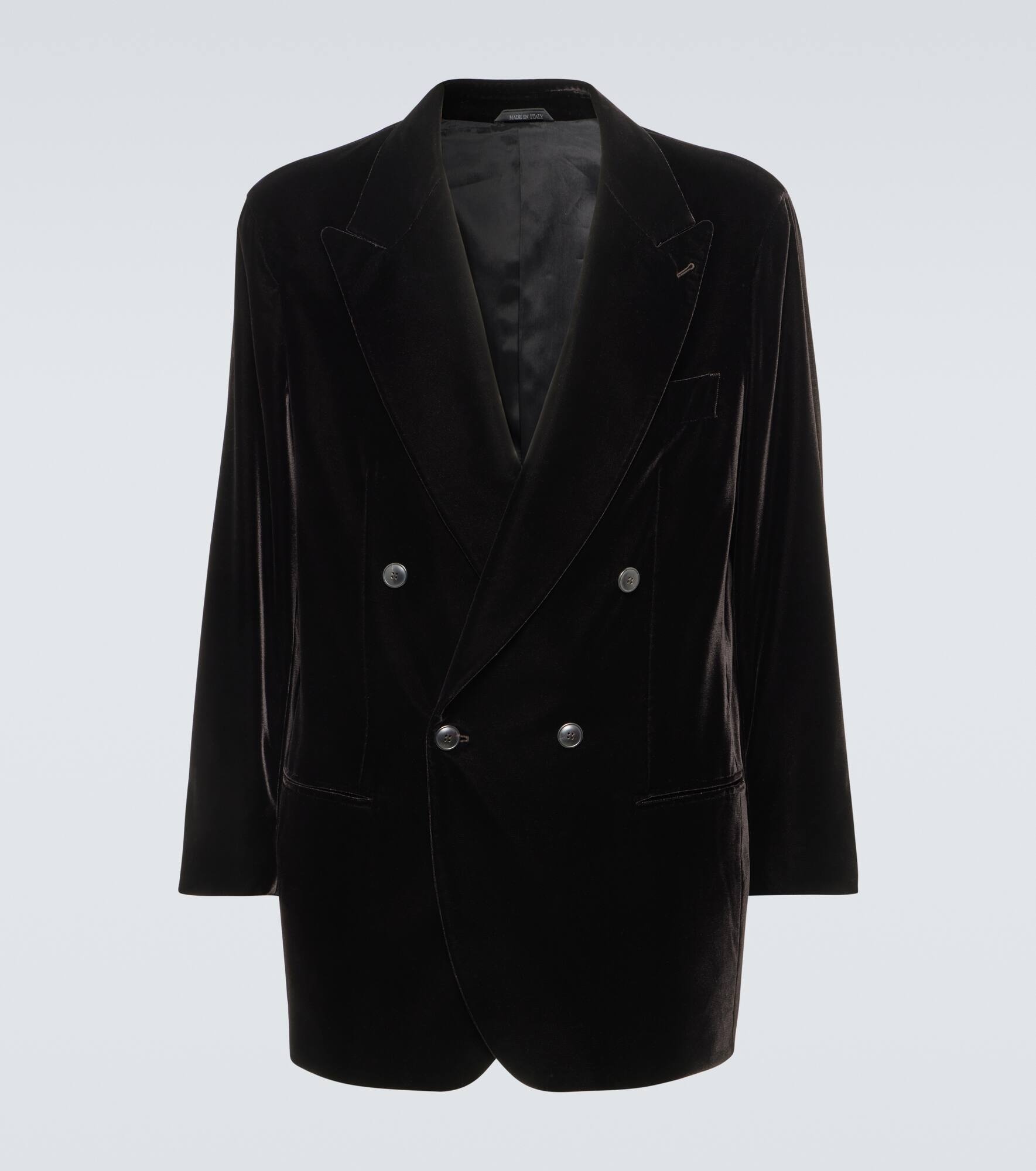 Velvet blazer - 1
