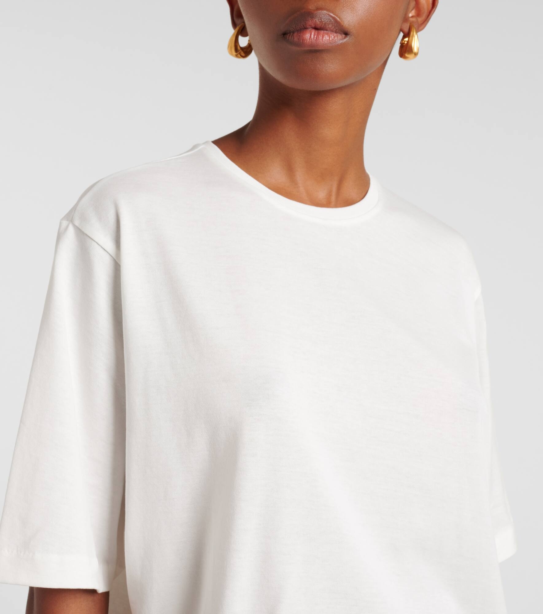 Harper cotton jersey T-shirt - 4