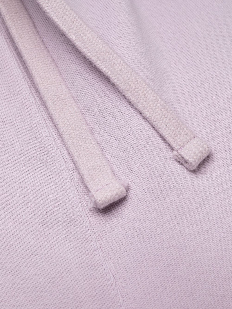 logo-print drawstring 코튼 트랙 바지 7
