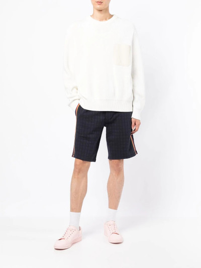 Paul Smith stripe-detail track shorts outlook