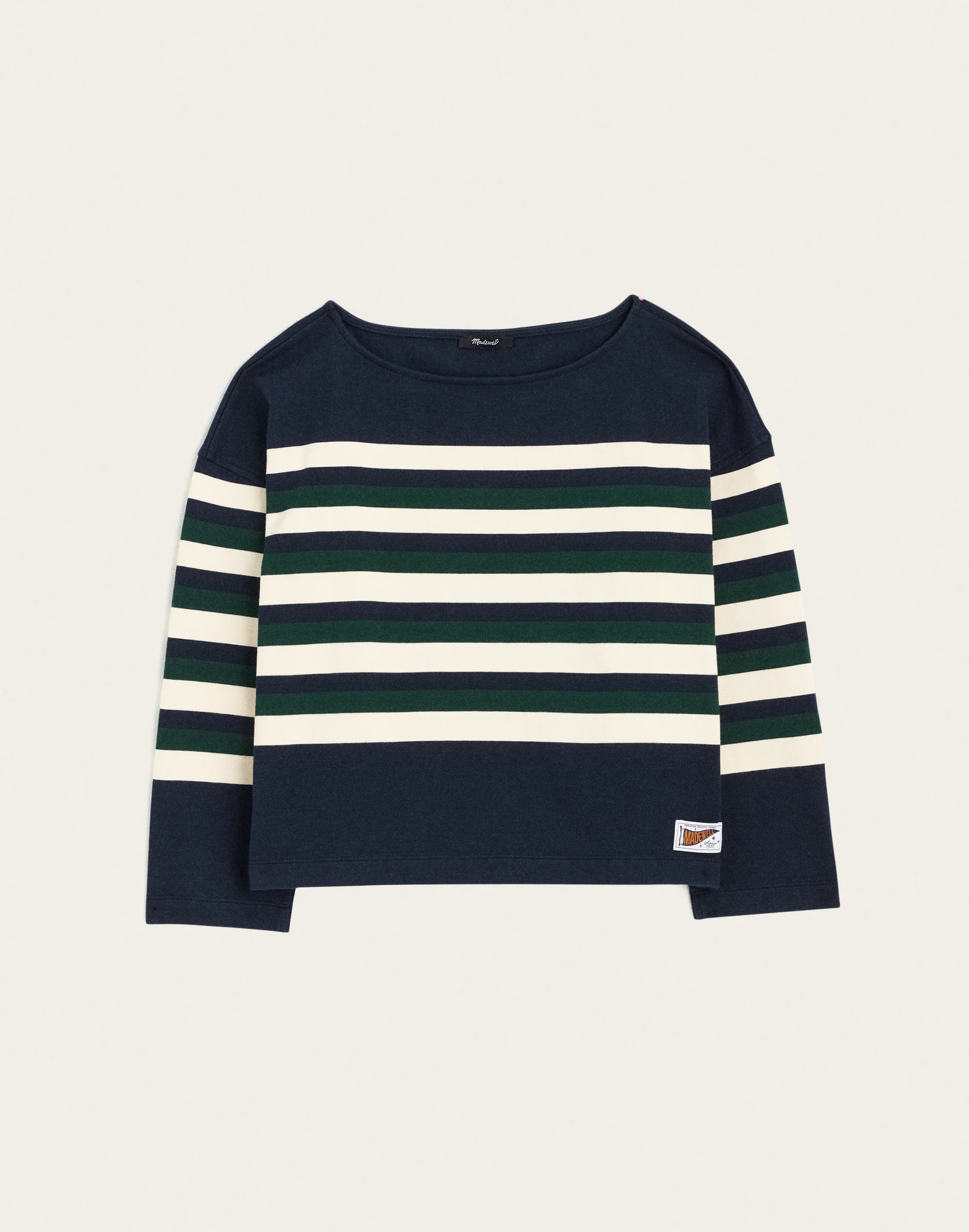 The Rugby Boatneck Long-Sleeve Tee in Club Cotton - 1
