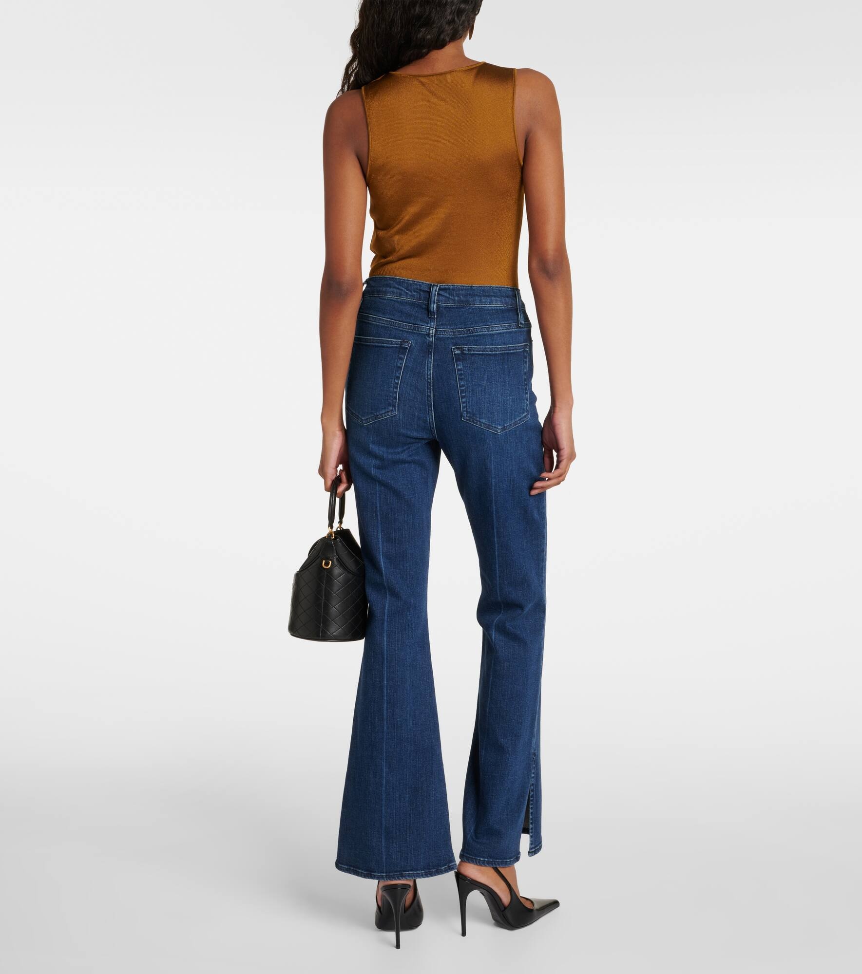 Le Easy Flare high-rise flared jeans - 3