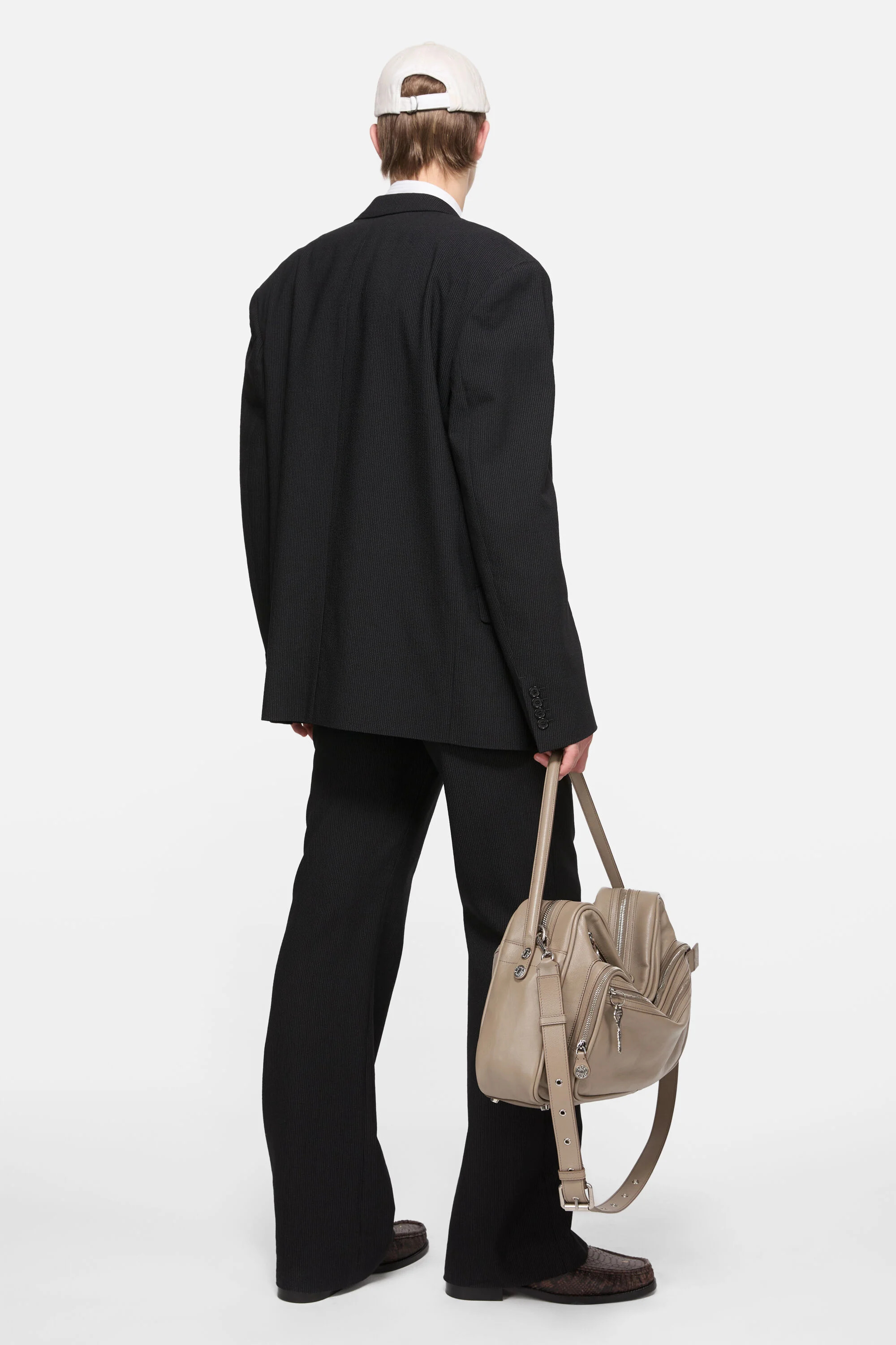 Relaxed fit suit jacket - Black - 3