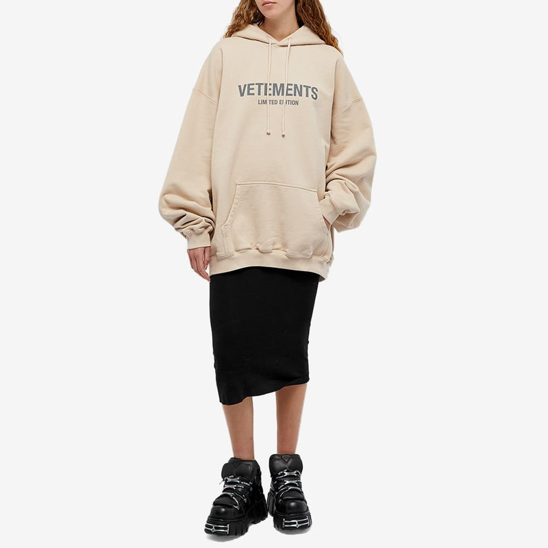 VETEMENTS VETEMENTS Logo Limited Edition Hoody outlook