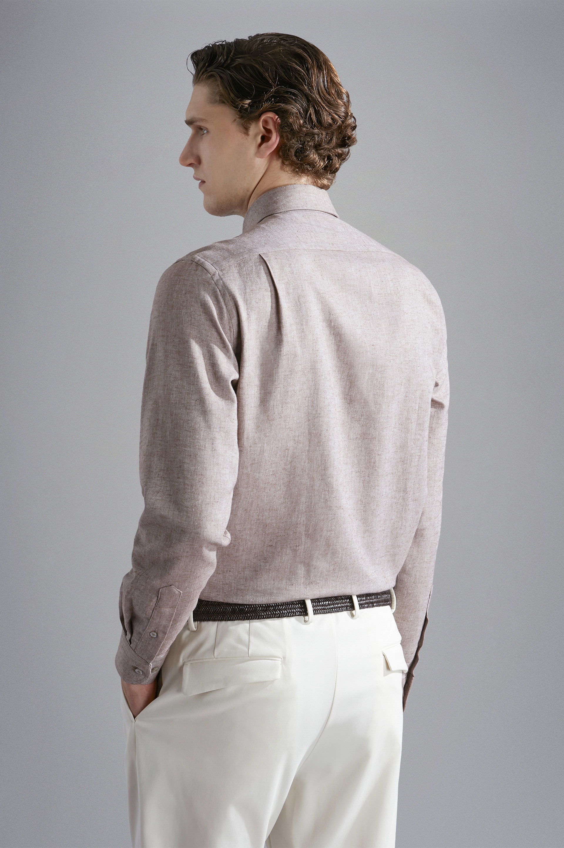 COTTON AND LINEN SHIRT - 3