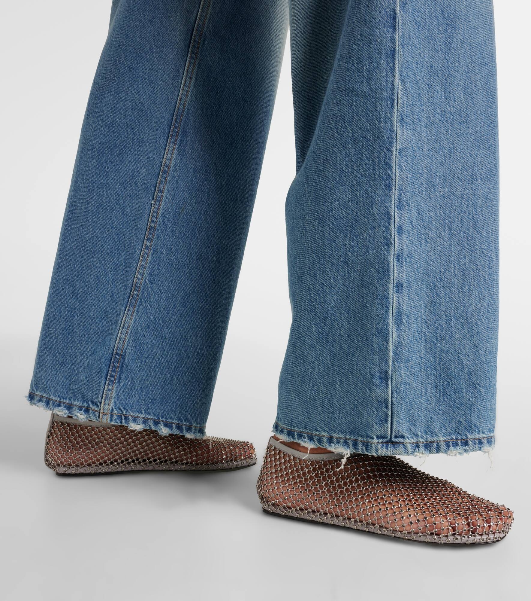 Minette embellished slip-on shoes - 7