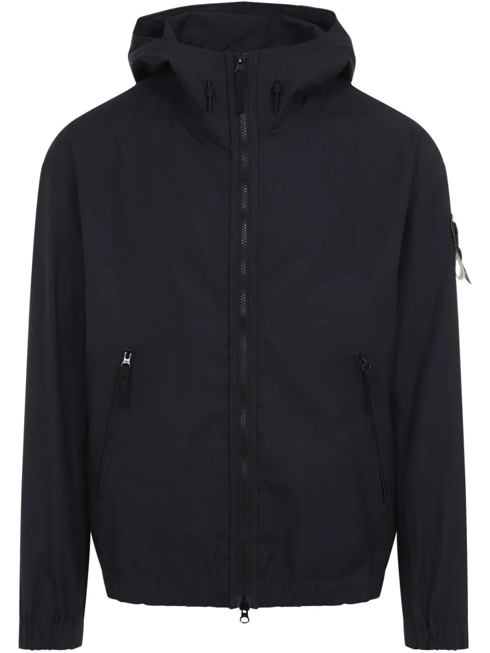 Compass-badge zip-up jacket - 1
