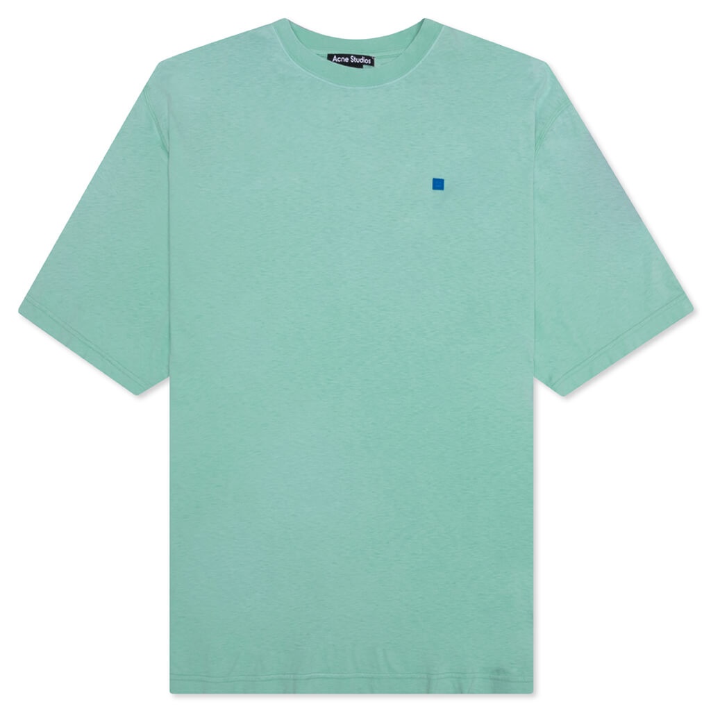 CREW NECK T-SHIRT - SEA FOAM GREEN - 1