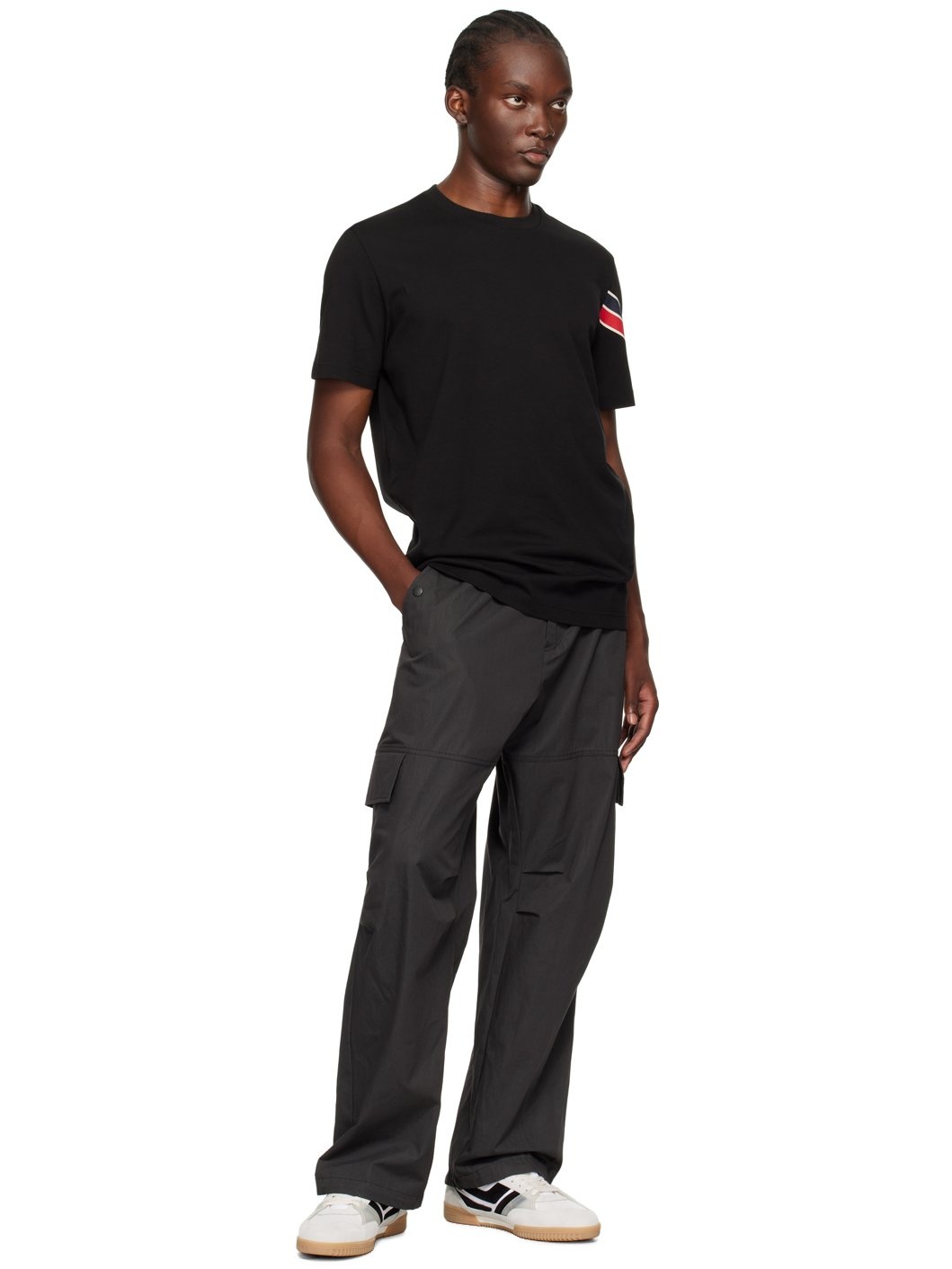 Black Tricolor T-Shirt - 5