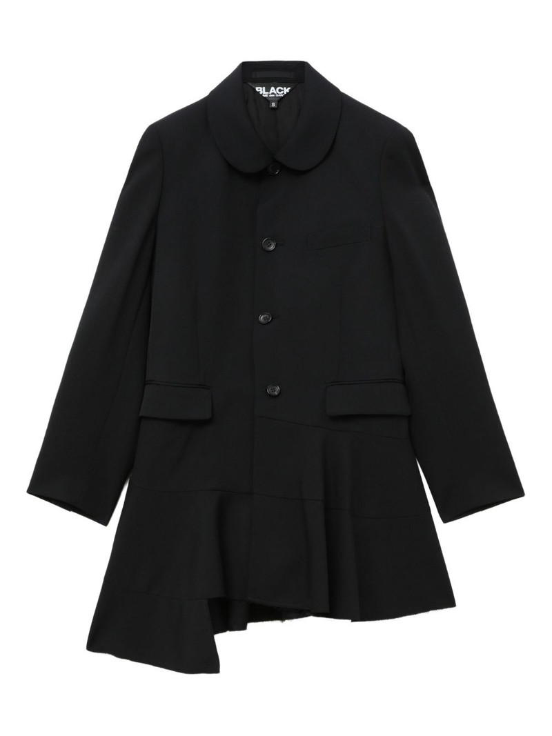 peplum-hem coat 1
