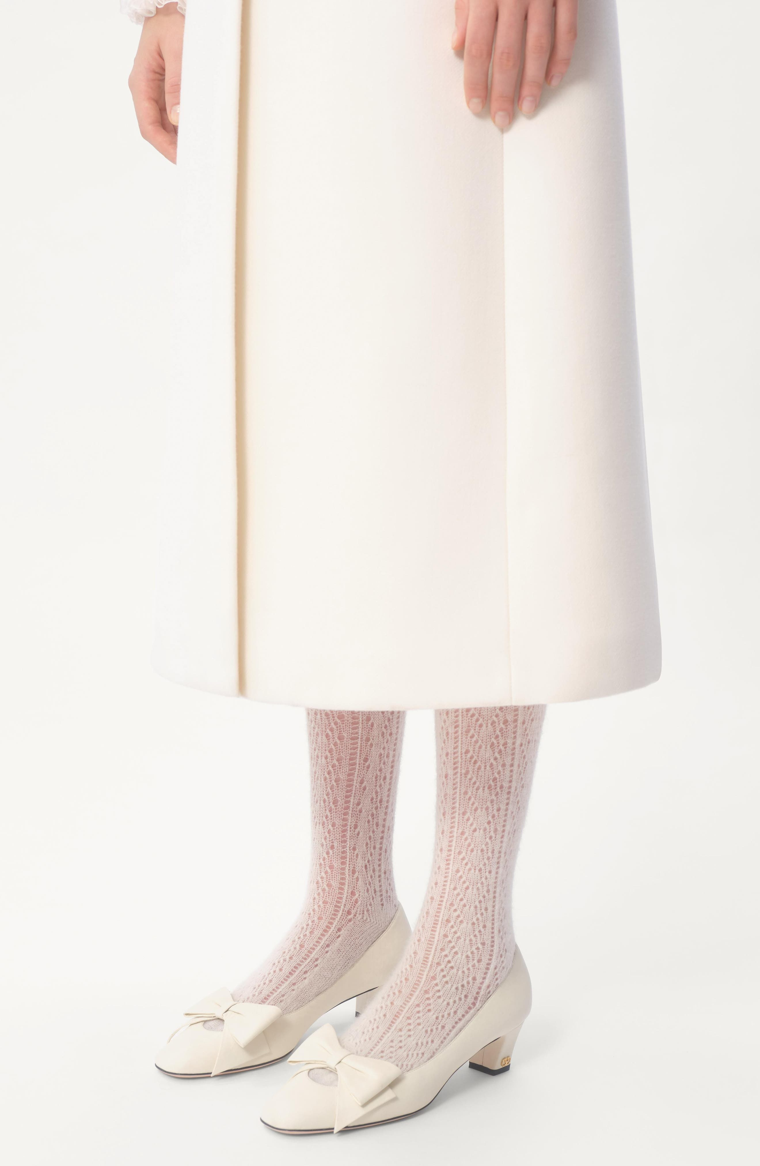 Valentino Garavani Bowow Pump in Ivory at Nordstrom - 3