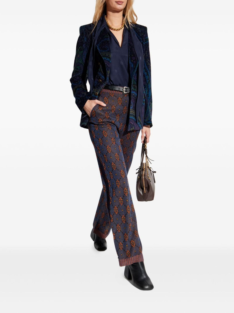 Etro bow long-sleeved blouse outlook